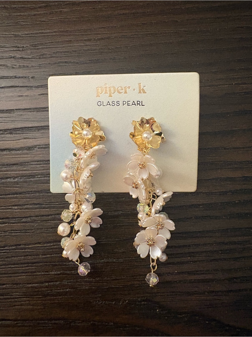 NEW Piper K Flower earrings